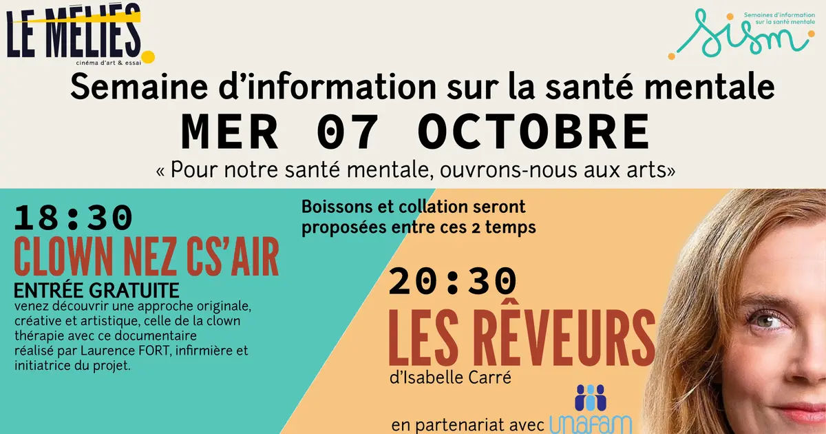 Rendez-vous autour des semaines d'information sur la santé mentale