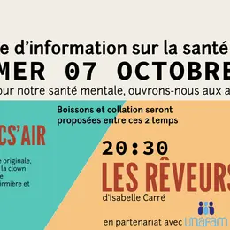 Rendez-vous autour des semaines d'information sur la santé mentale