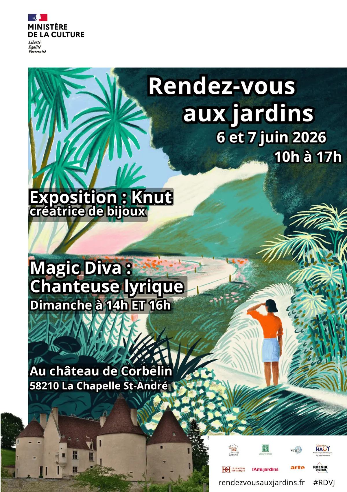 Rendez-vous aux jardins - 23ème édition - Les jardins du château de Corbelin