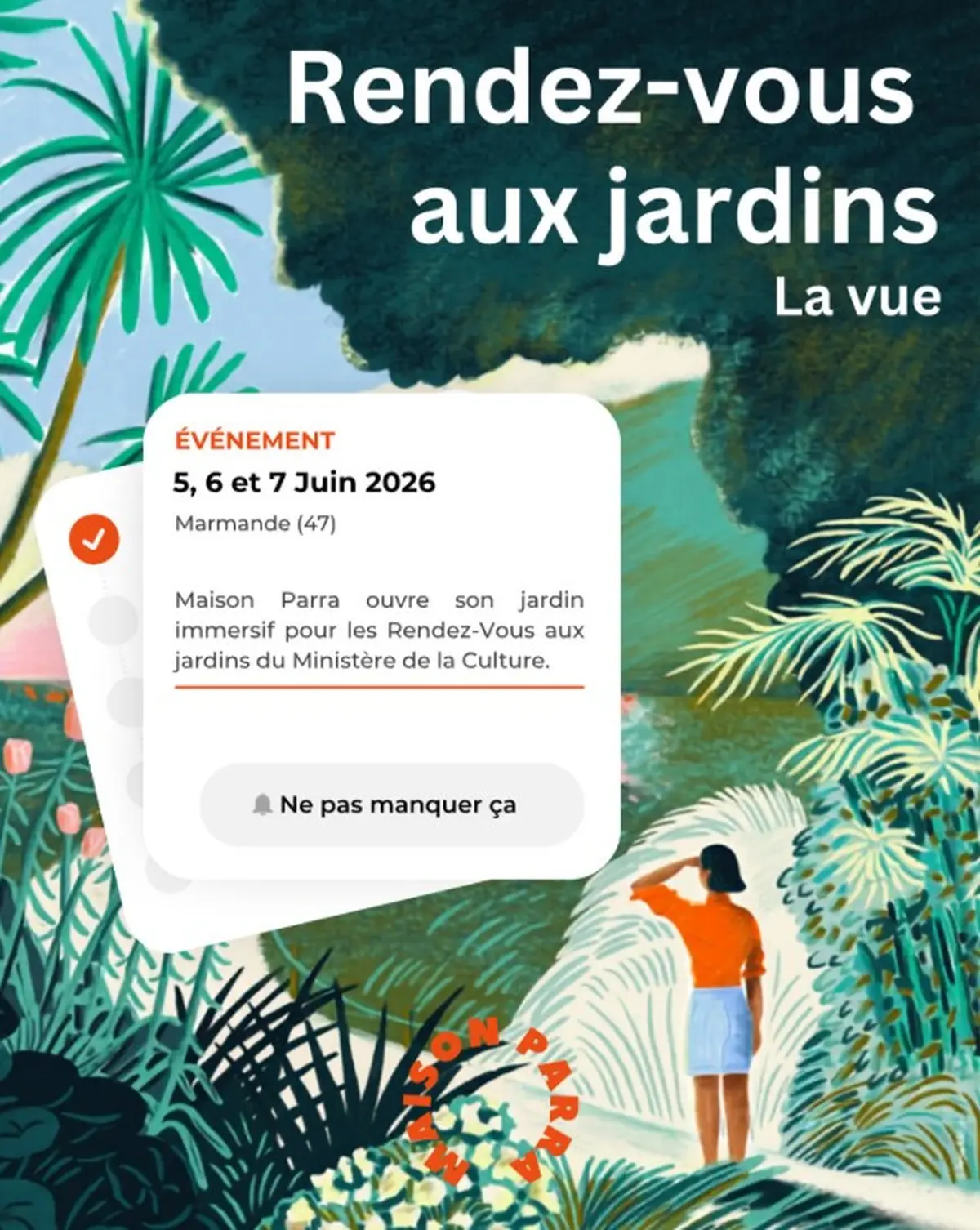 Rendez-vous aux jardins à la Maison PARRA