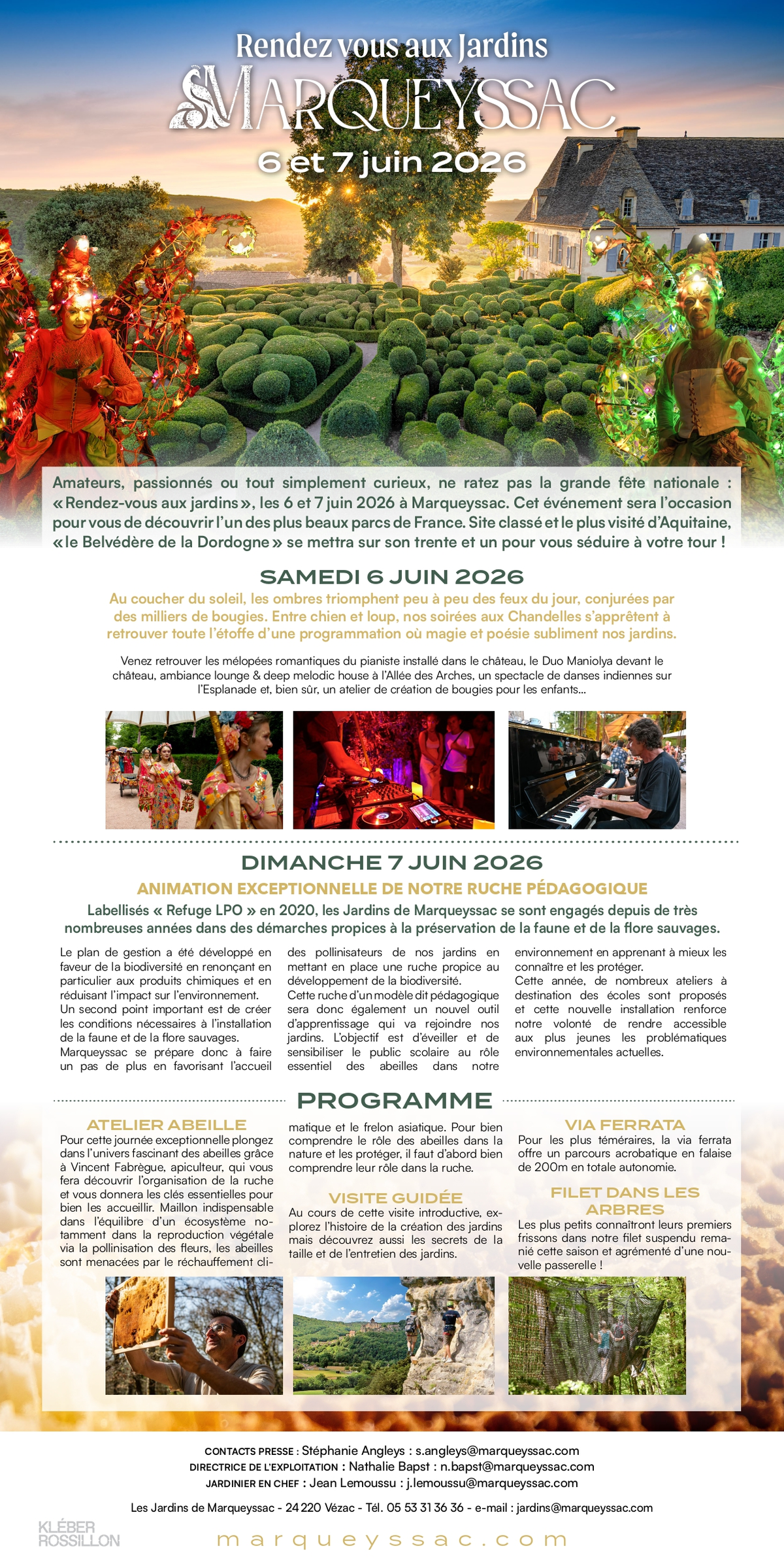 Rendez-vous aux Jardins à Marqueyssac