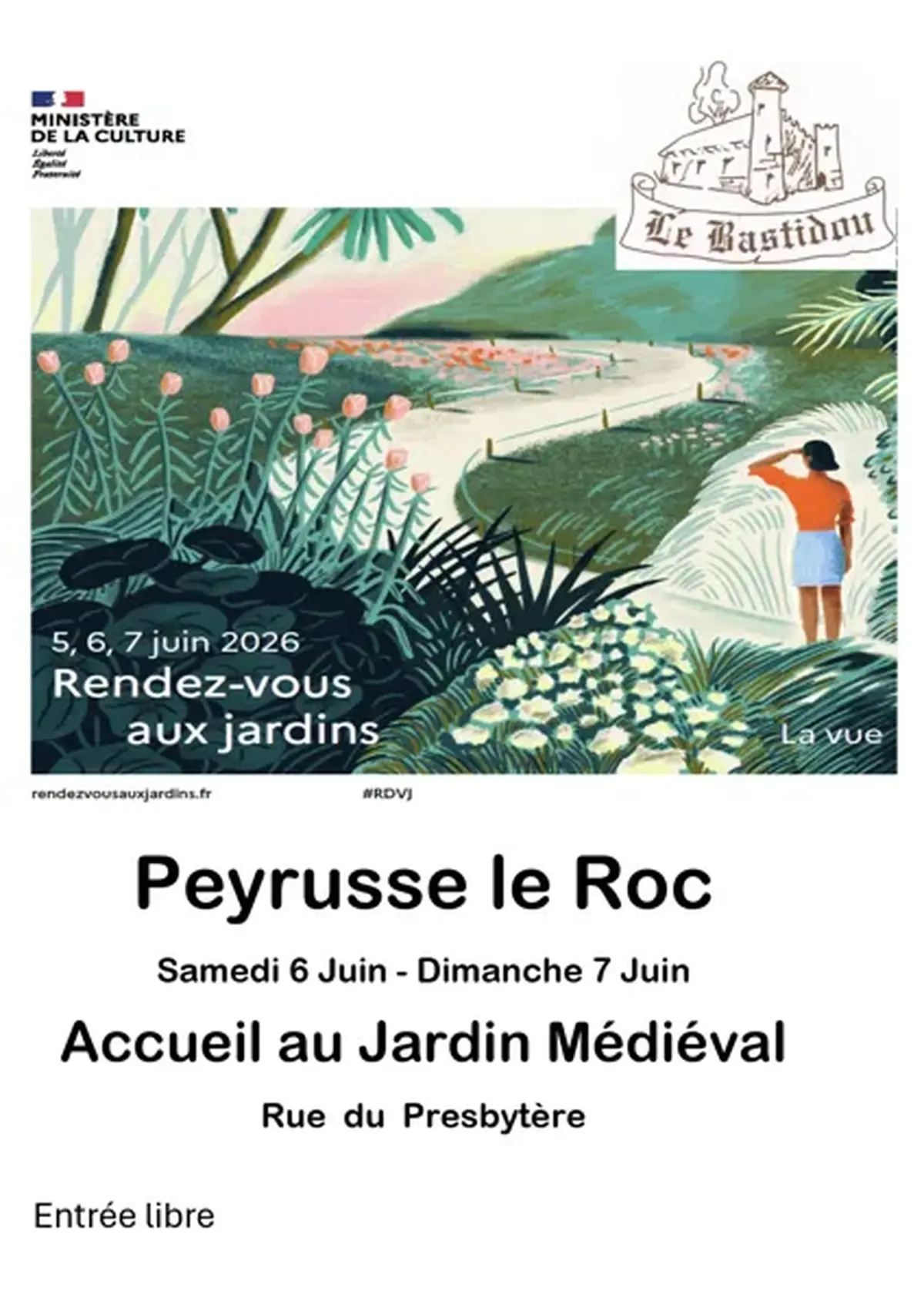 Rendez-vous aux jardins à Peyrusse-le-Roc
