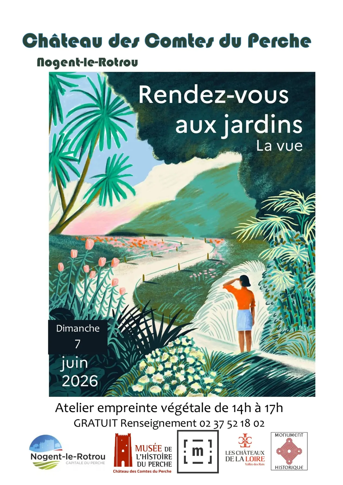 Rendez-vous aux jardins au Château des Comtes du Perche
