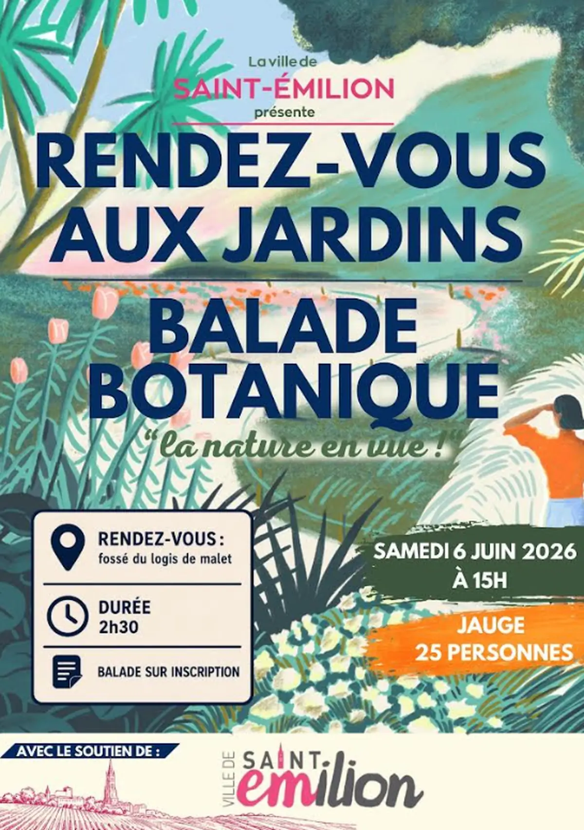 Rendez-vous aux Jardins — Balade botanique à Saint- Émilion