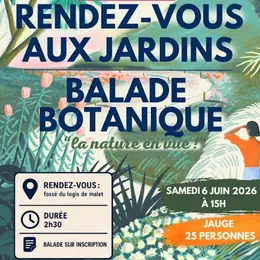 Rendez-vous aux Jardins — Balade botanique à Saint- Émilion