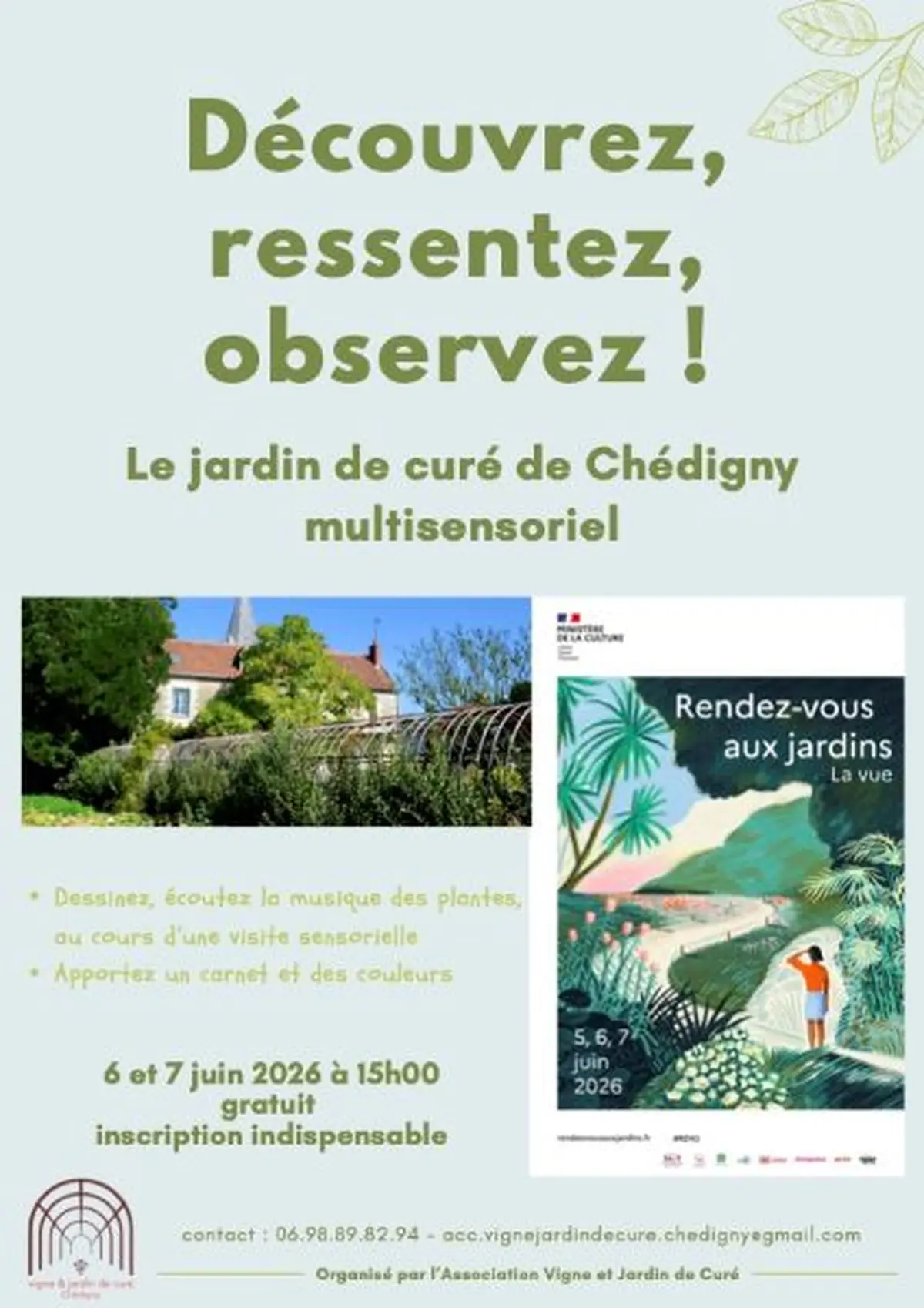 Rendez-vous aux jardins : le jardin de curé multisensoriel