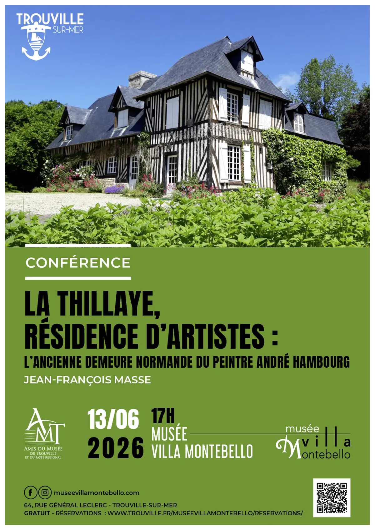 Rendez-vous des Amis – «La Thillaye, résidence d'artistes : l'ancienne demeure normande du peintre André Hambourg»