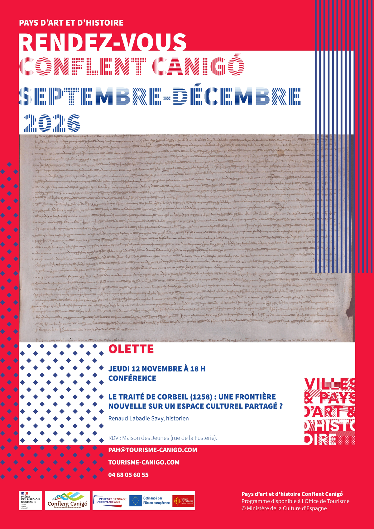 Rendez-Vous Du Pays D'Art Et D'Histoire Conférence - Le Traité De Corbeil (1258)