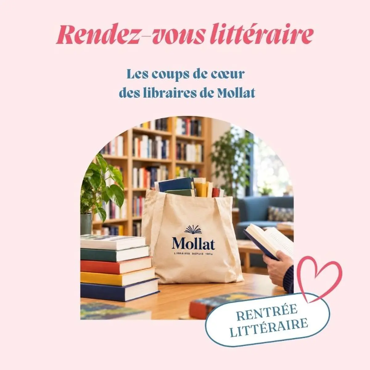 Rendez-vous littéraire : Les coups de cœur des libraires de Mollat