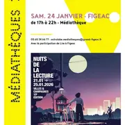 Rendez-vous médiathèque à Figeac : Les nuits de la lecture