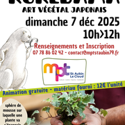 Rendez-vous nature de la MPT : Atelier Kokedama