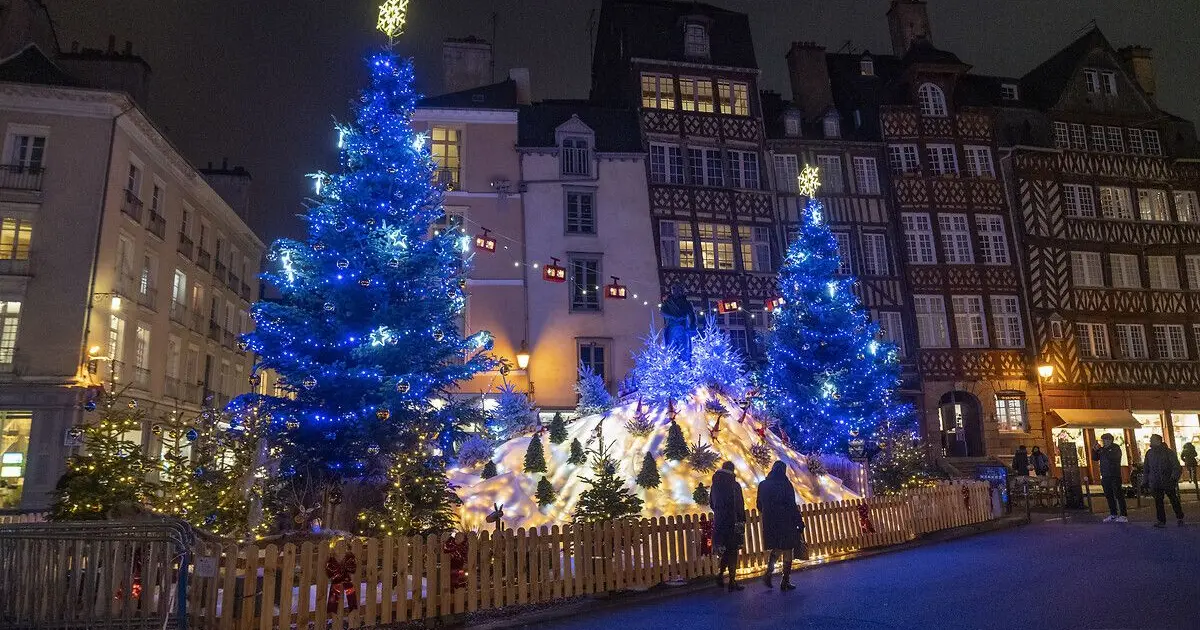 Les décorations de Noël à Rennes