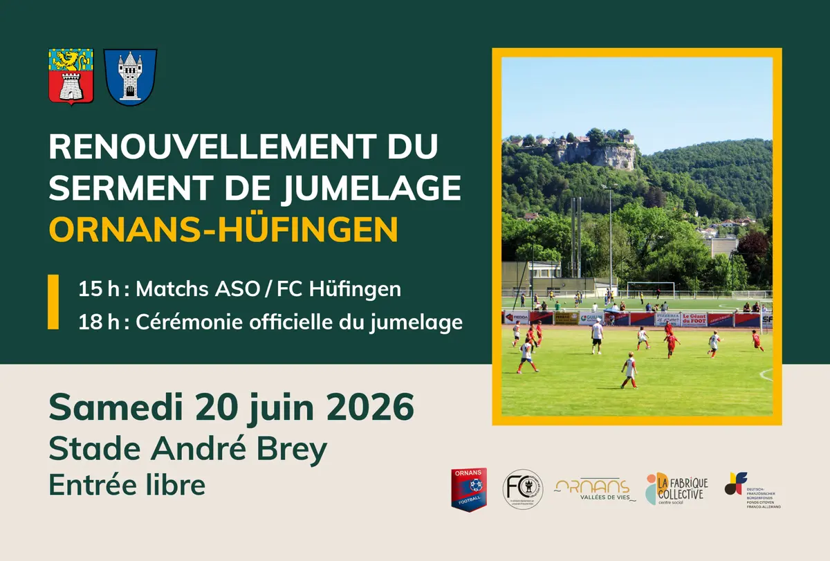Renouvellement du serment de jumelage Ornans-Hüfingen