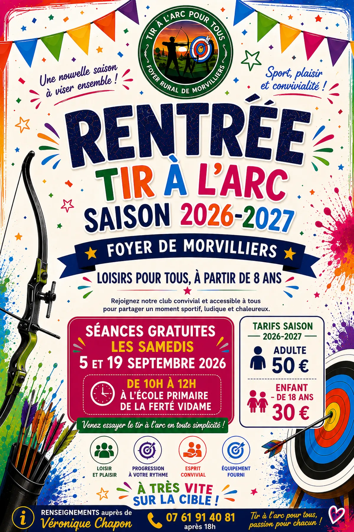 Rentrée du club de Tir à L'Arc