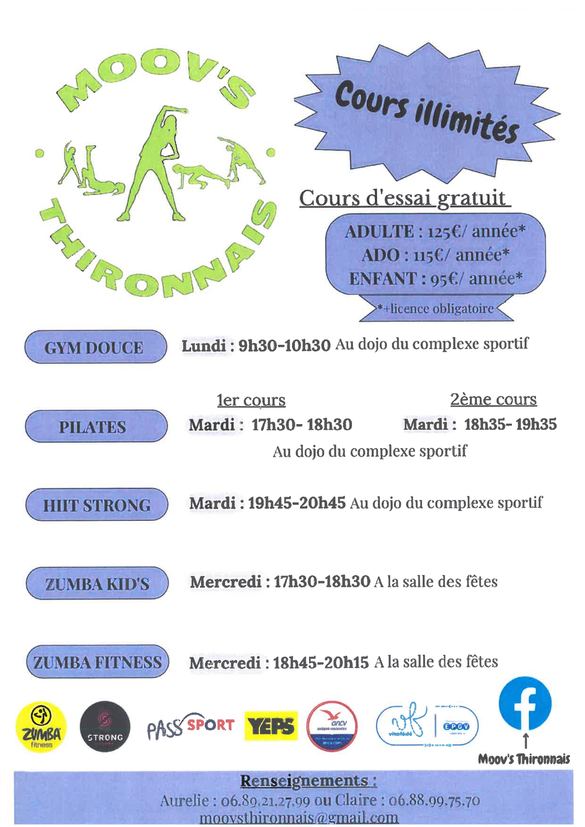 Rentrée du Moov's thironnnais