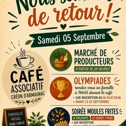 Réouverture du Café associatif