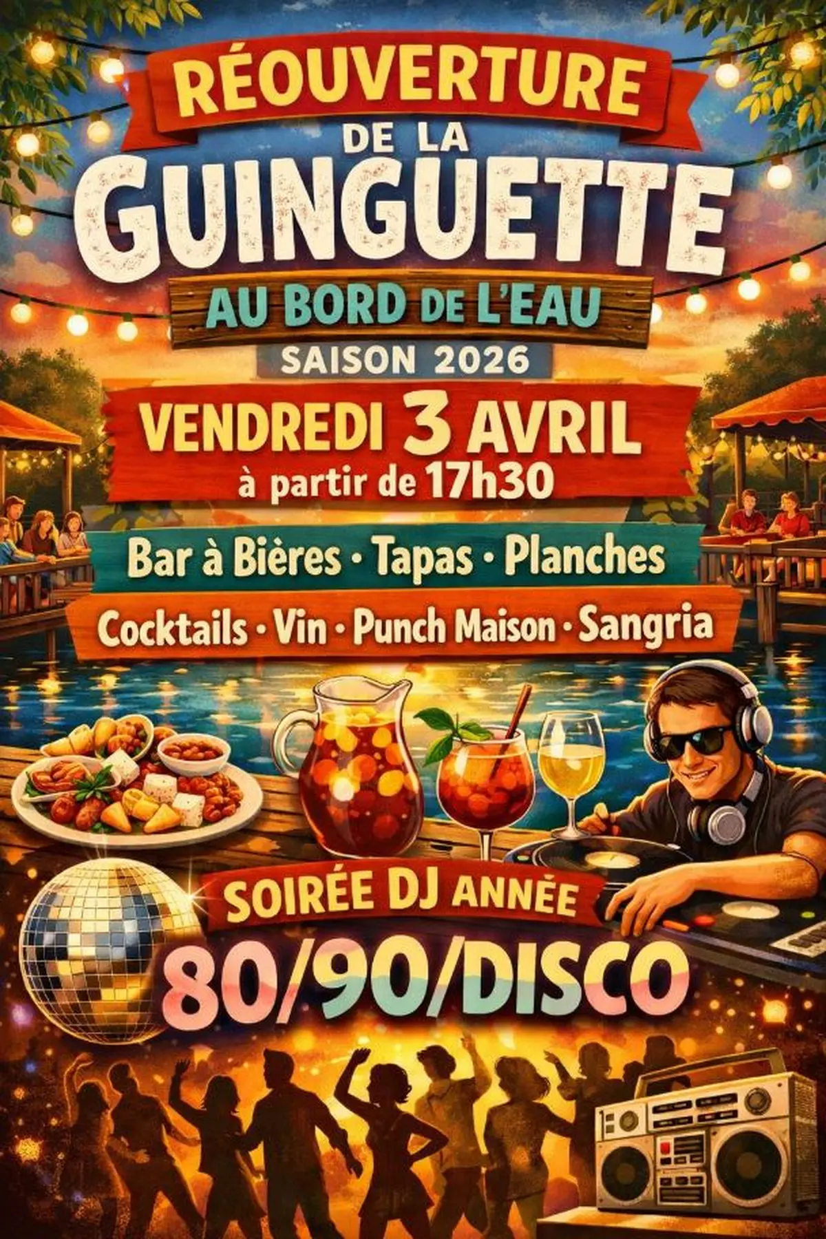 Réouverture du CARPO BAR du Carpoguinguette