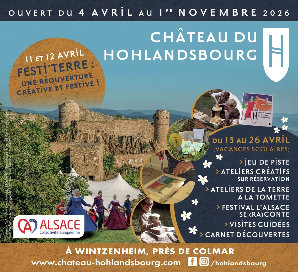 Réouverture du Château du Hohlandsbourg à Wintzenheim en Alsace