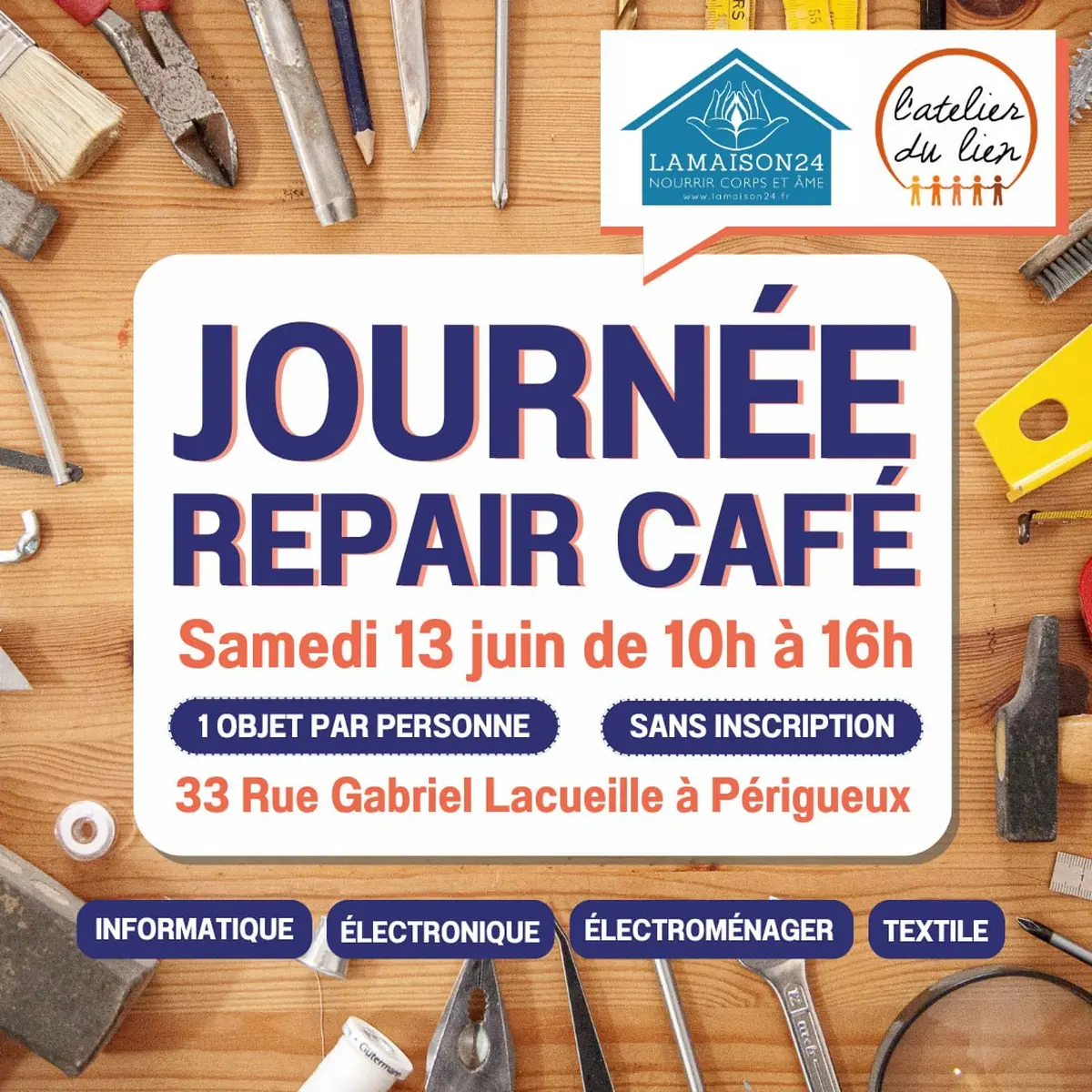 Repair Café à La Maison 24