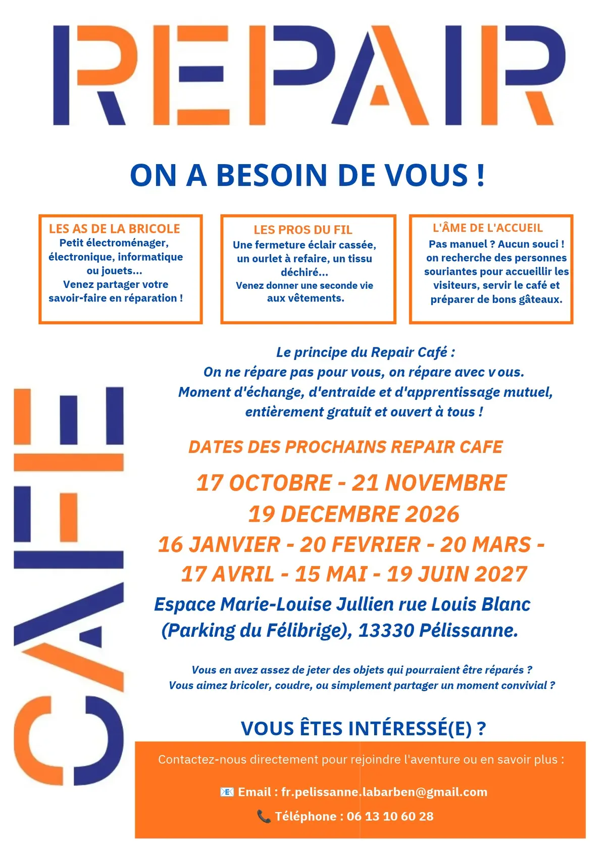 Repair café de Pélissanne