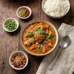 Repas à thémes : repas Africain et cacahuète
