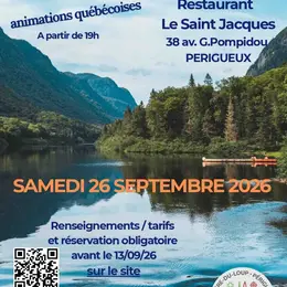 Repas animé du Jumelage Rivière-du-Loup / Périgueux