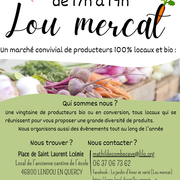 Repas-bal sur le Marché bio de Saint-Laurent-Lolmie