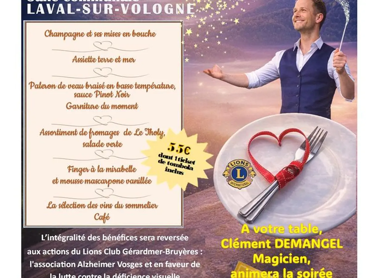 Repas caritatif les fourchettes du cœur