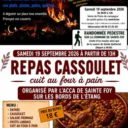 Repas cassoulet