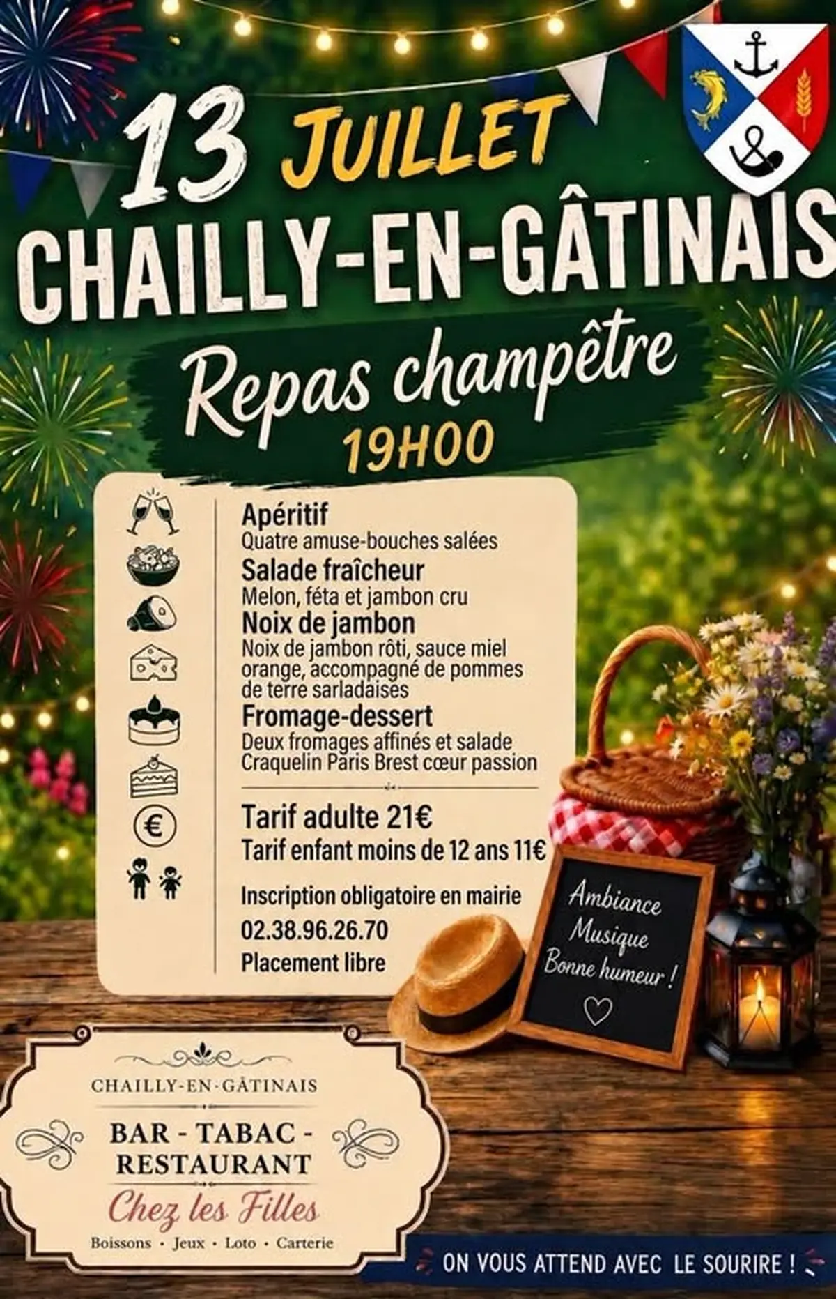 Repas champêtre
