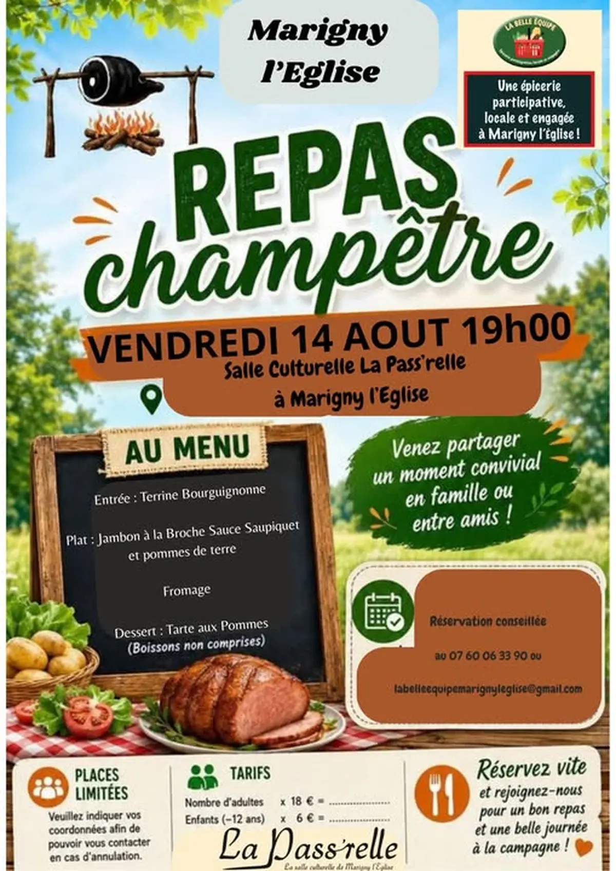 Repas champêtre