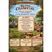 Repas champêtre à Mazion