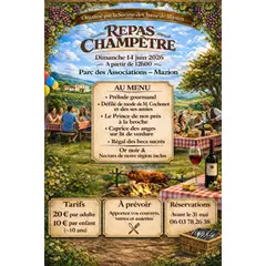 Repas champêtre à Mazion