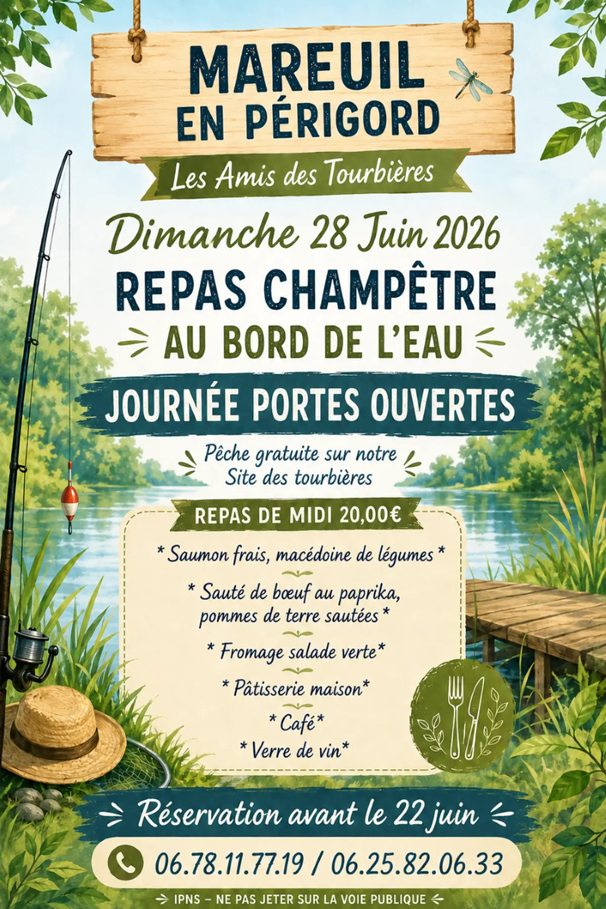 Repas champêtre au bord de l'eau: Journées porte ouvertes