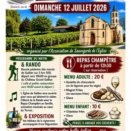 Repas champêtre au Château Grand Gallius