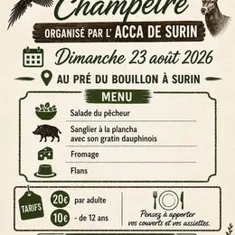 Repas champêtre de l'ACCA