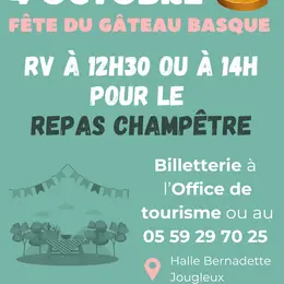 Repas champêtre de la Fête du gâteau basque