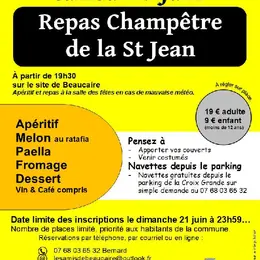 Repas champêtre de la St Jean