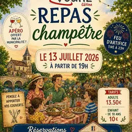 Repas champêtre du 13 juillet