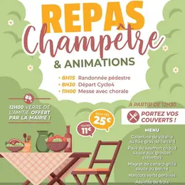 Repas champêtre et animations