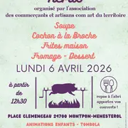 Repas cochon à la broche