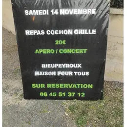 Repas cochon grillé