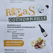 Repas Cochonnaille de la Confrérie de la Cidrerie des Monédières