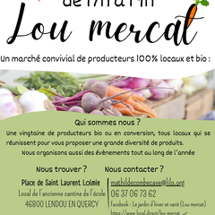 Repas-concert après le Marché bio de Saint-Laurent-Lolmie