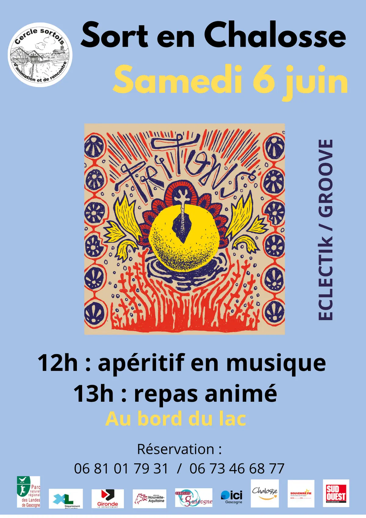 Repas concert au bord du lac