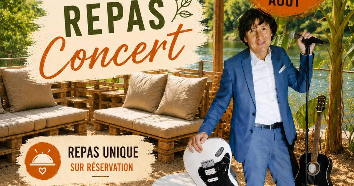 Repas concert au camping Les Vignes