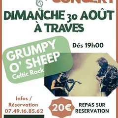 REPAS CONCERT Grumpy O' Shepp à l'EVASION