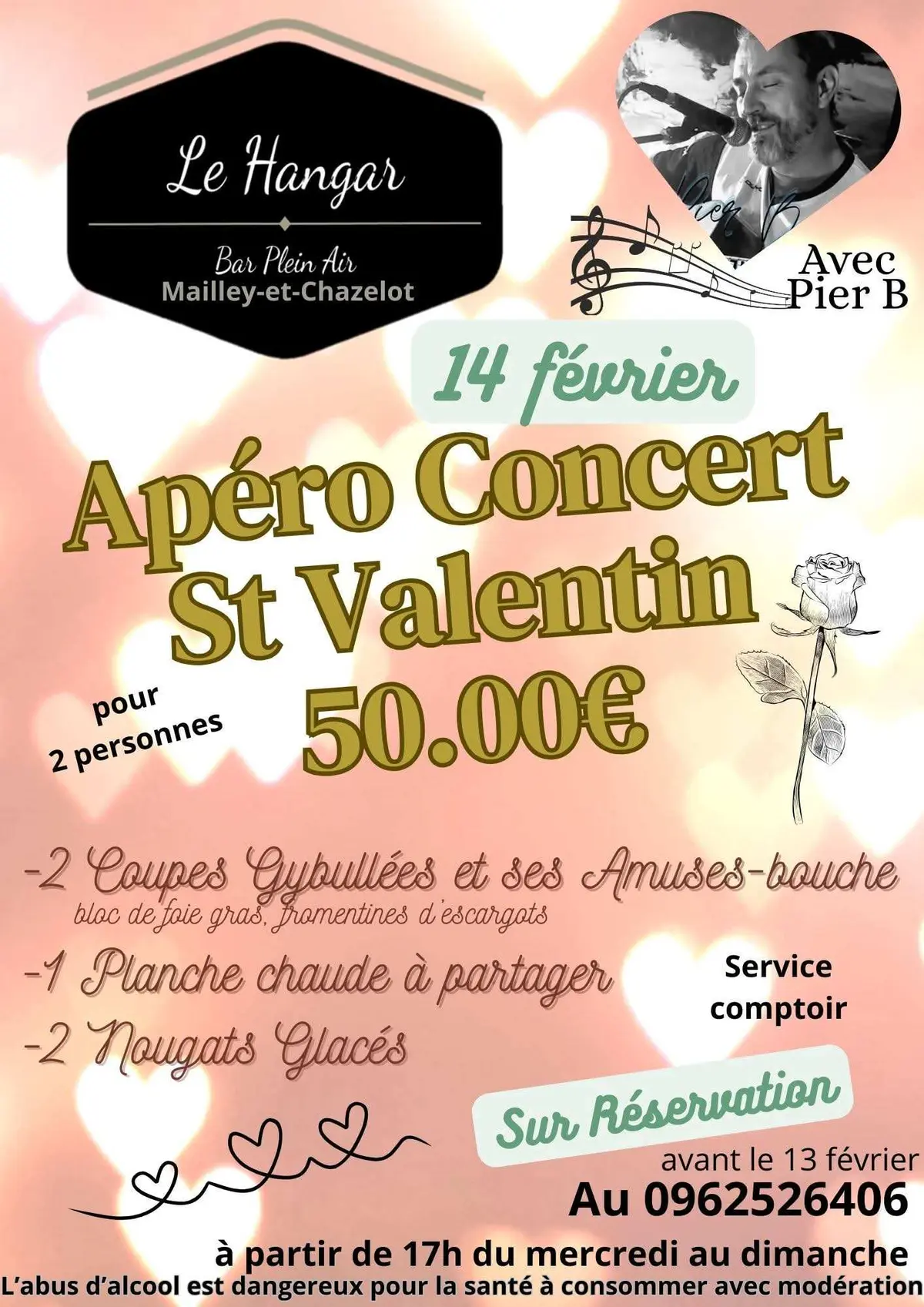 Repas Concert St Valentin