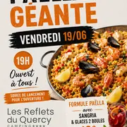 Repas d'ouverture au camping Les Reflets du Quercy