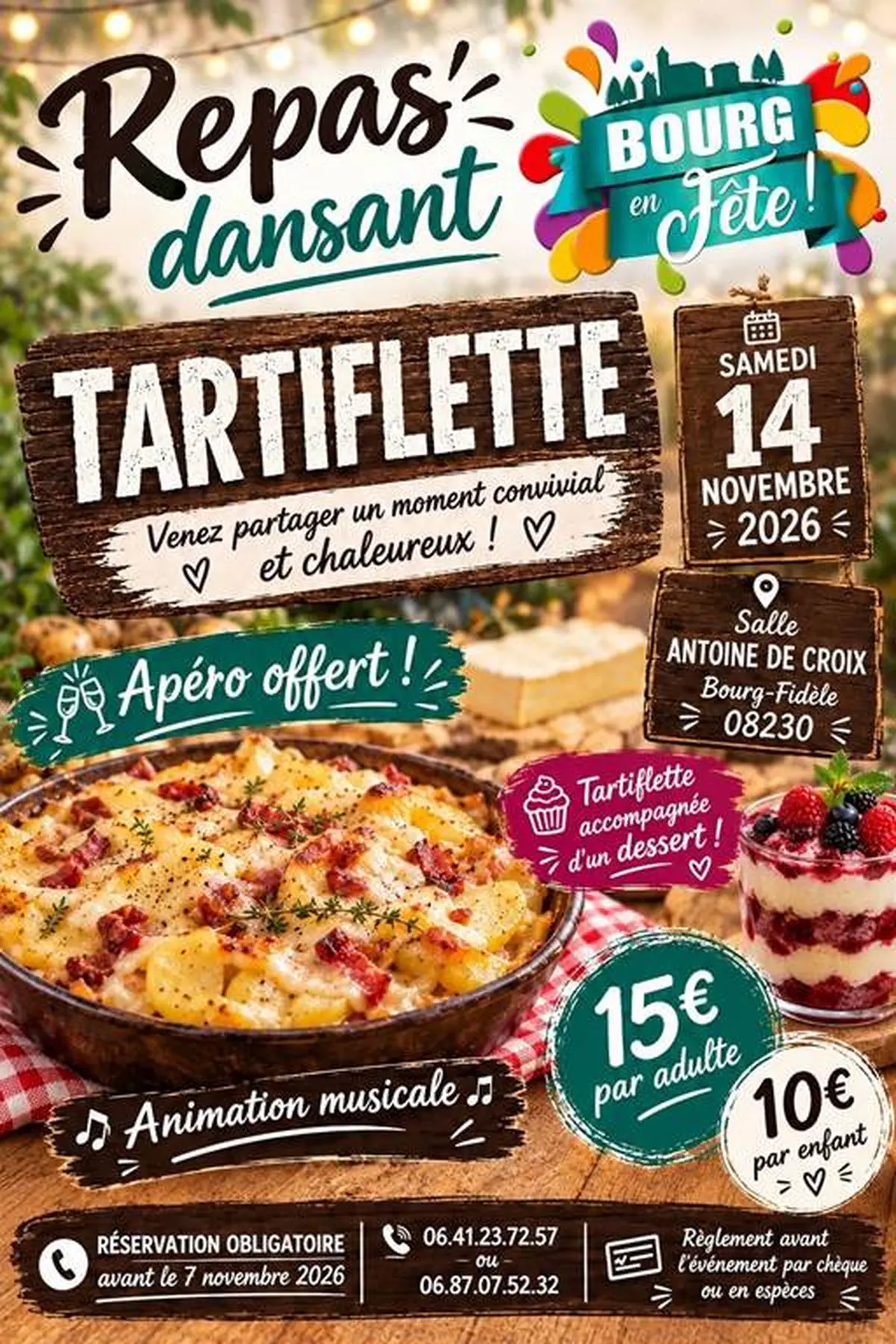 Repas dansant